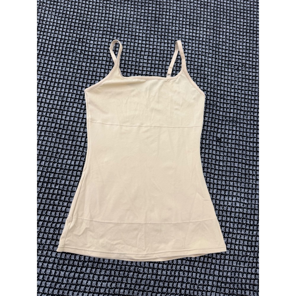 Flexees Shapewear Camisole Womens Medium Tan‎ Excellent Firm Control Tank Top